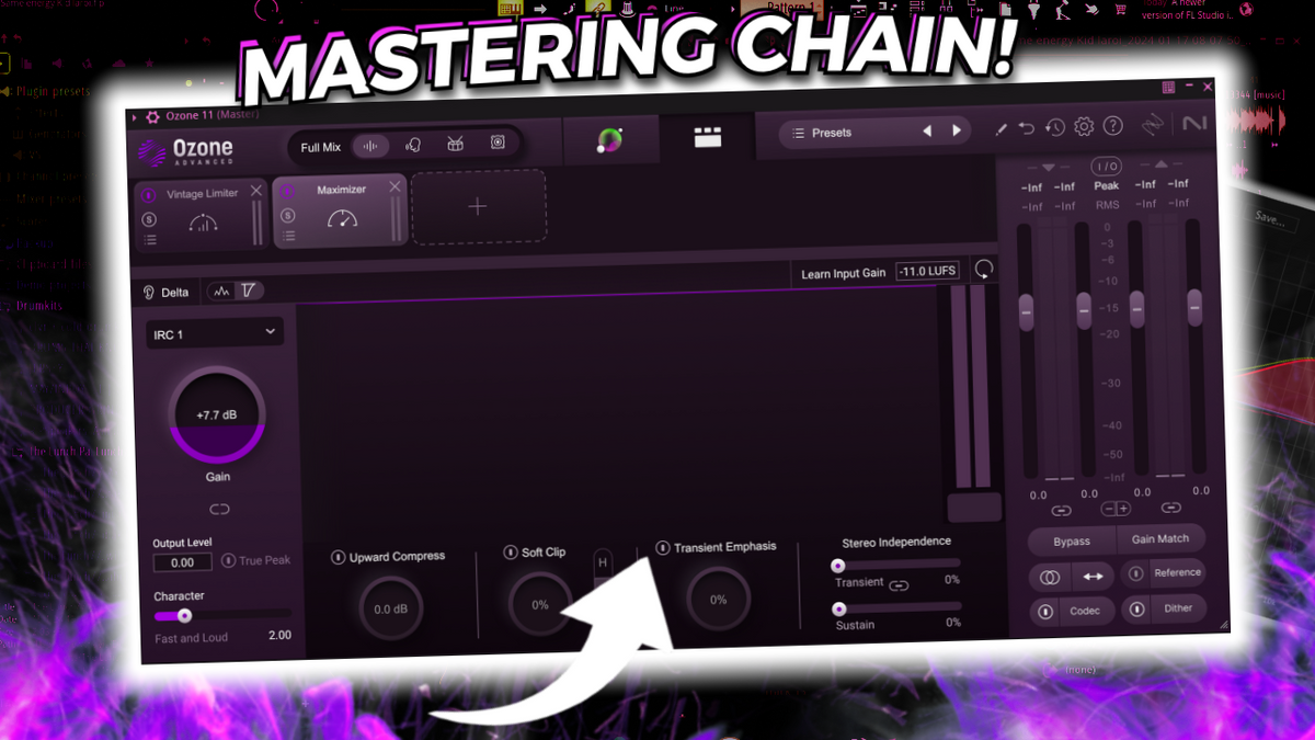 "OUT OF THE BOX" MASTERING PRESET!